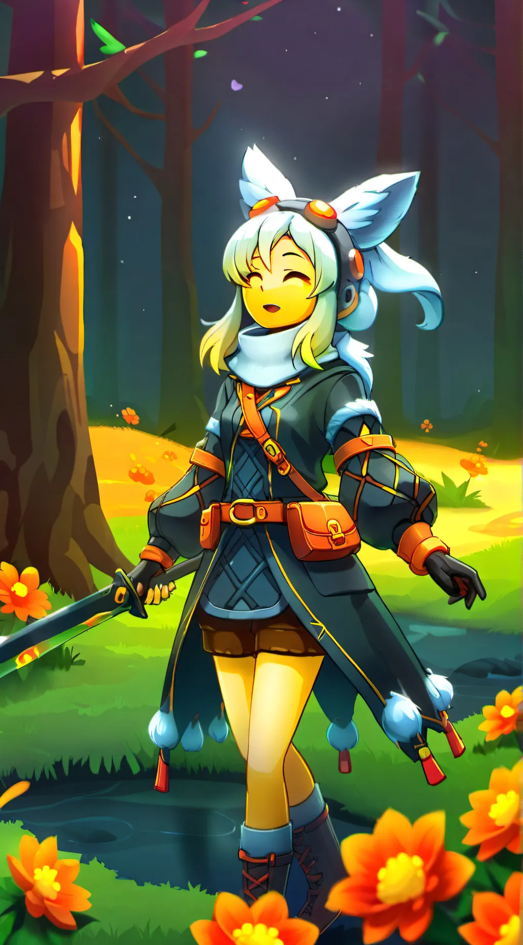 ai character: Hoya background