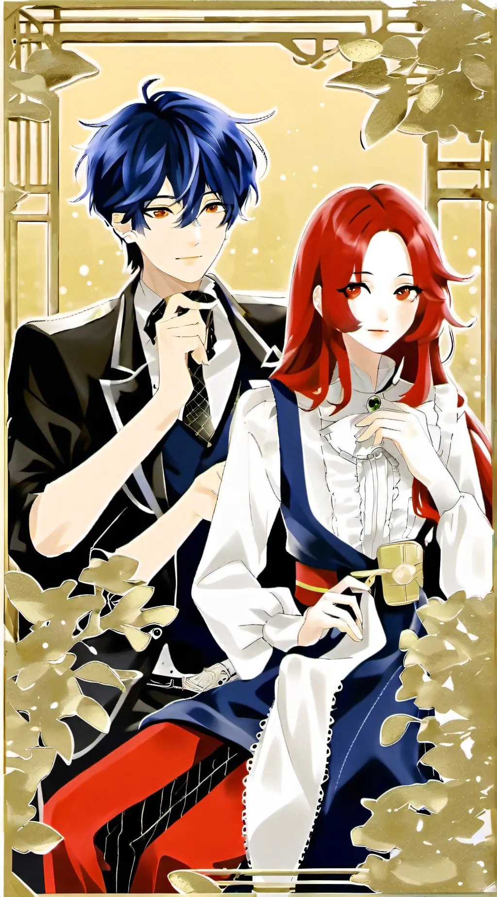 ai character:  enemys to lovers~ background