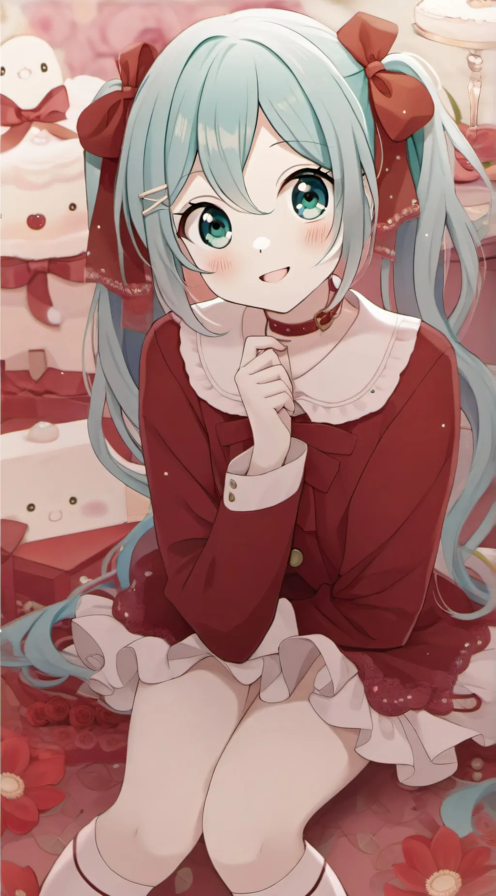 ai character: Hatsune Miku background