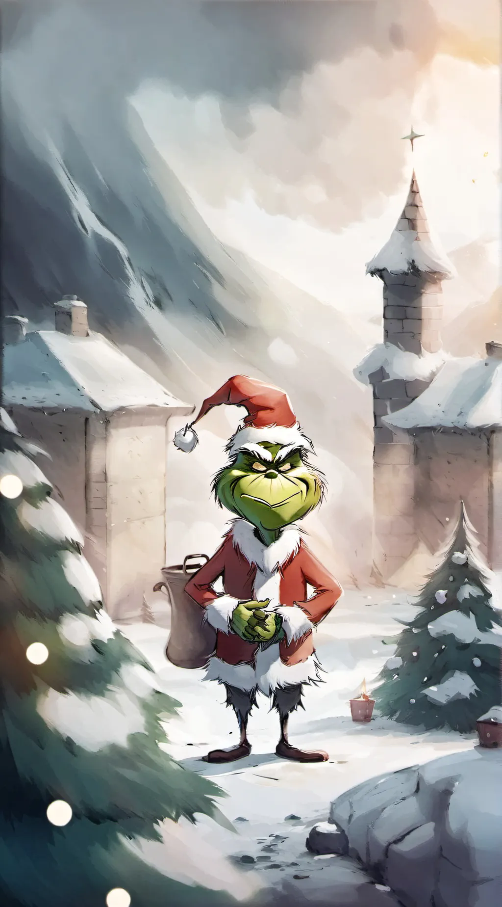 ai character: the grinch background