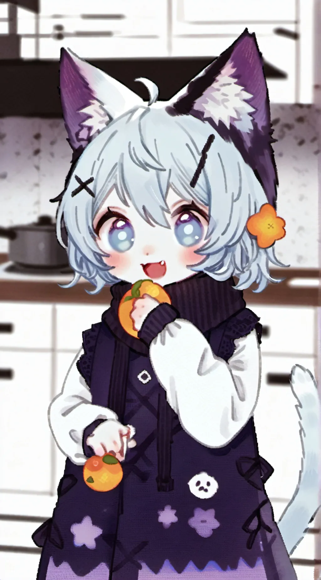 ai character: Speckled Whiskers  background