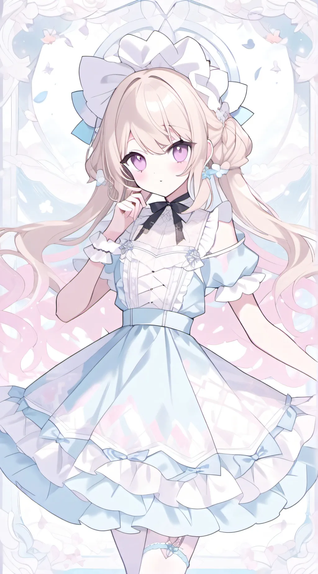 ai character: maze background