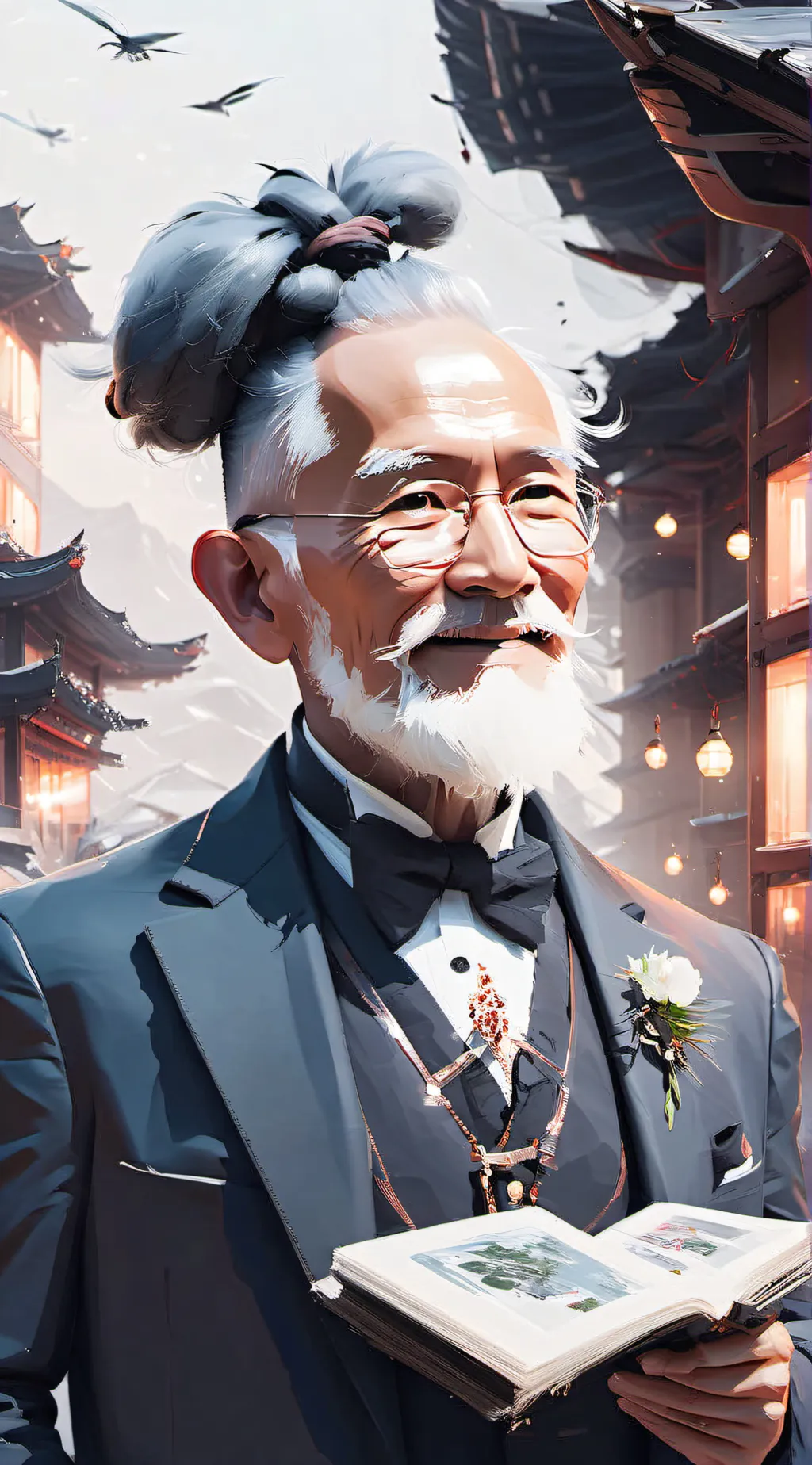 ai character: creep background
