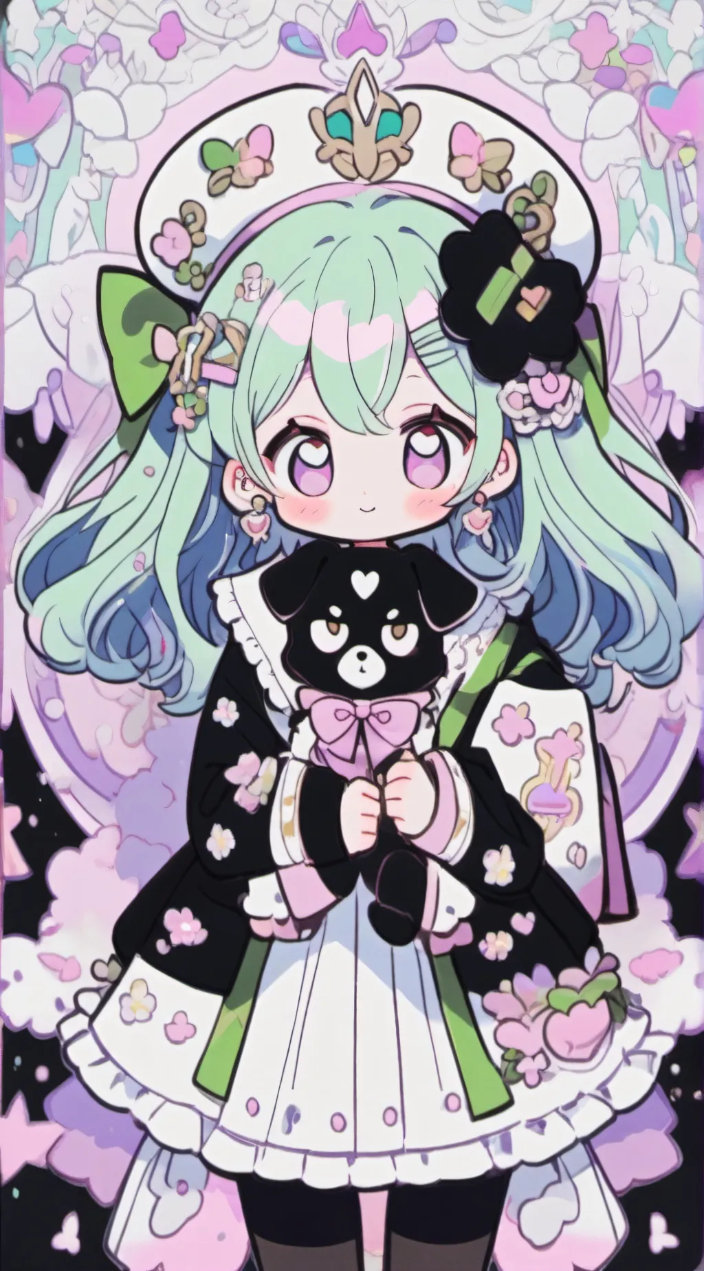 ai character: villain deku  background