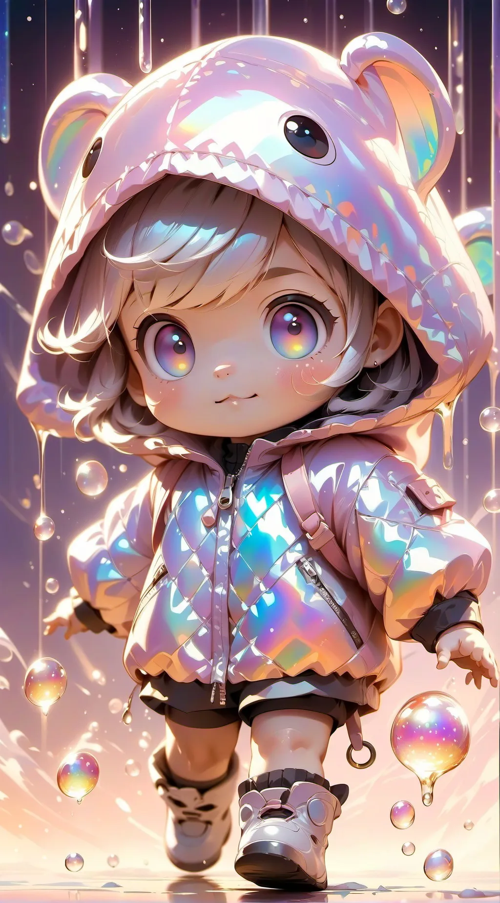 ai character: Mha  your a baby background