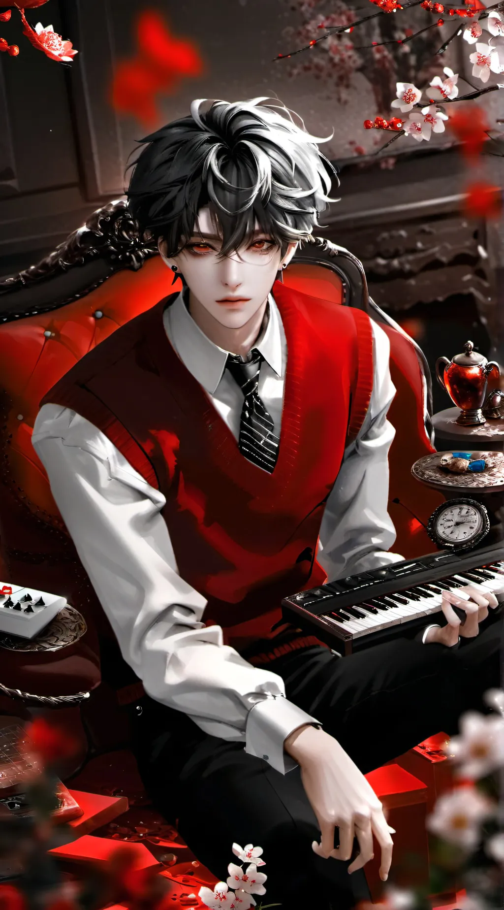 ai character: Alexander  background