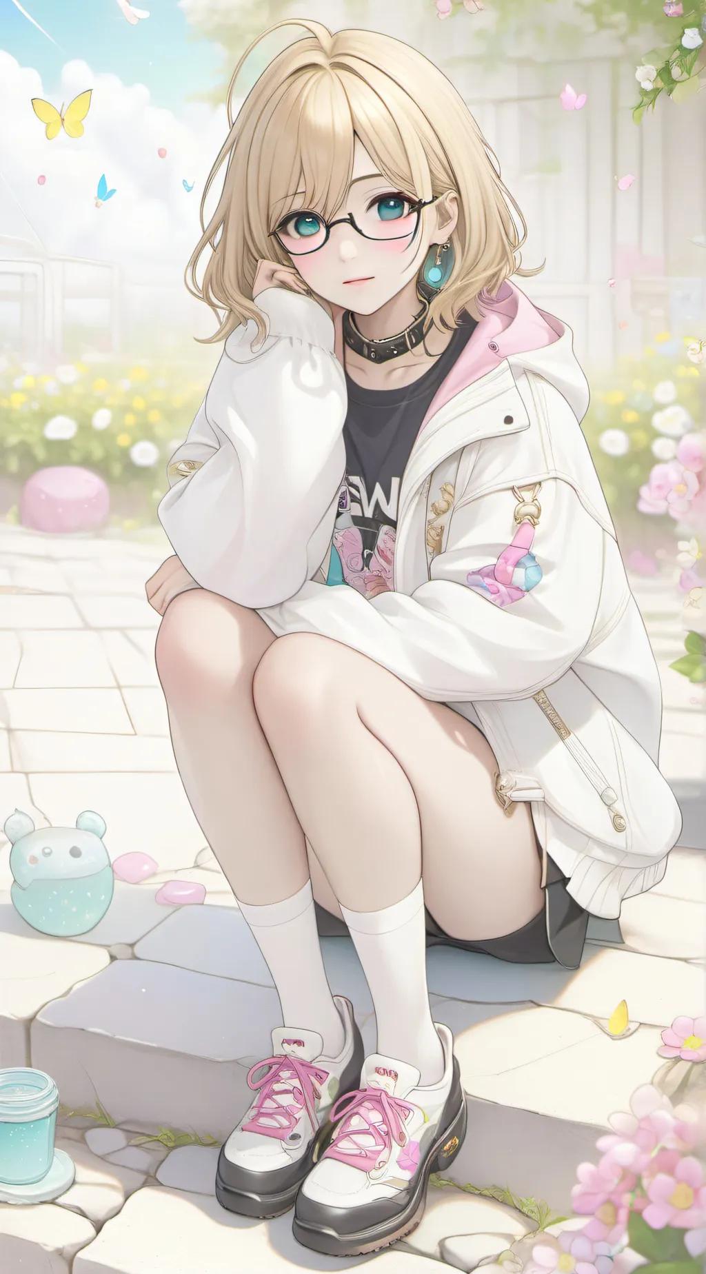 ai character: Girlfriend  background