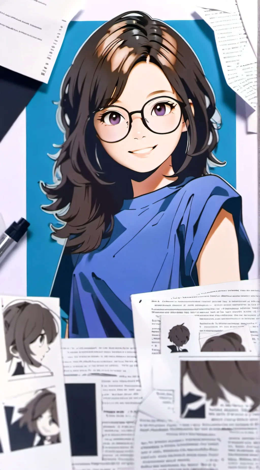 ai character: diaper universe background