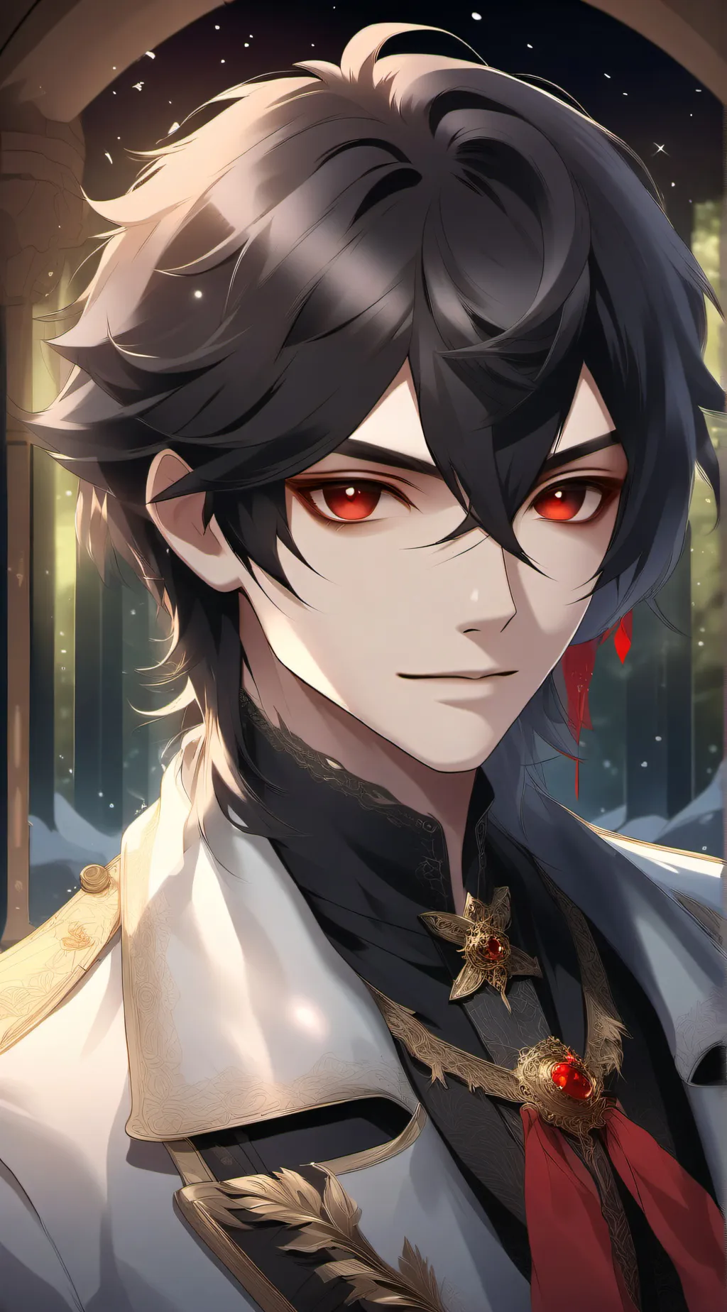 ai character: ash background