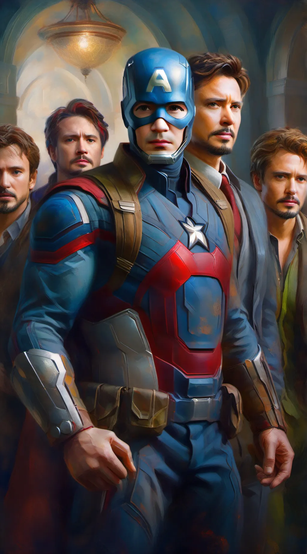 ai character: avengers 4 background
