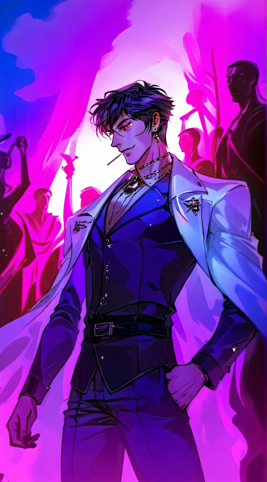 ai character: -Damian Yani- background
