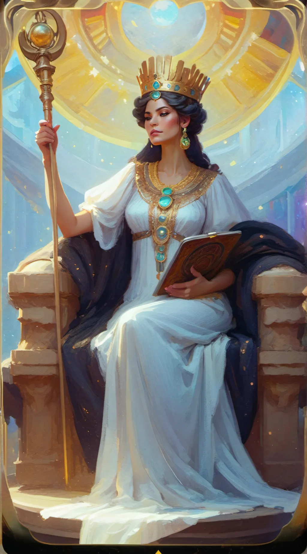 ai character: The Empress background