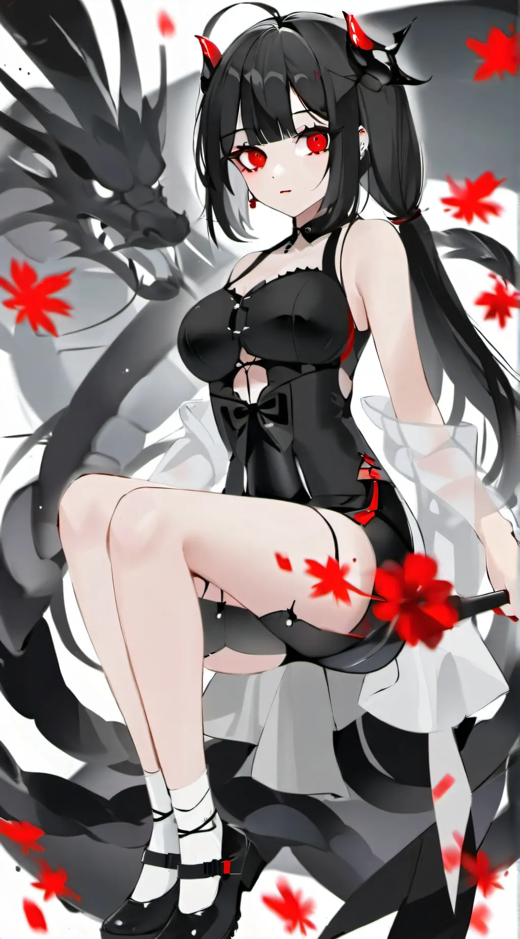 ai character: shadow background