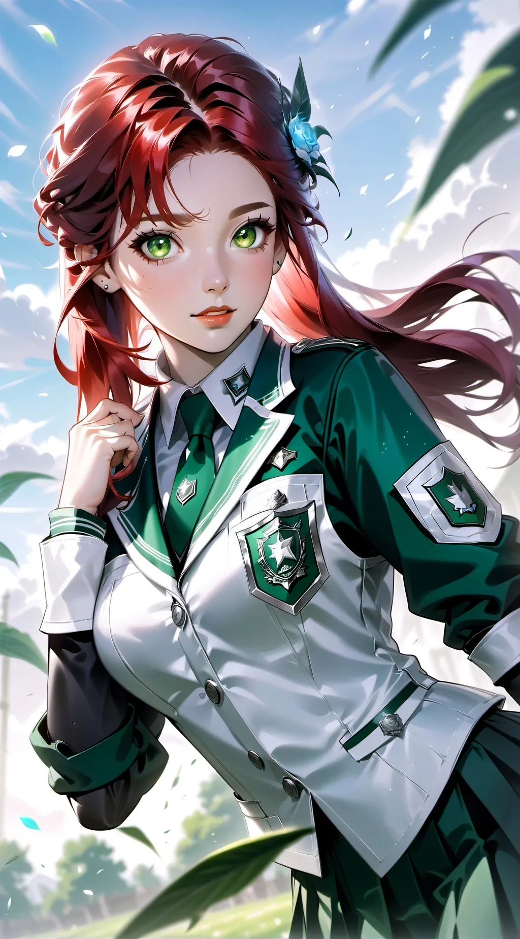 ai character: MHA new student  background