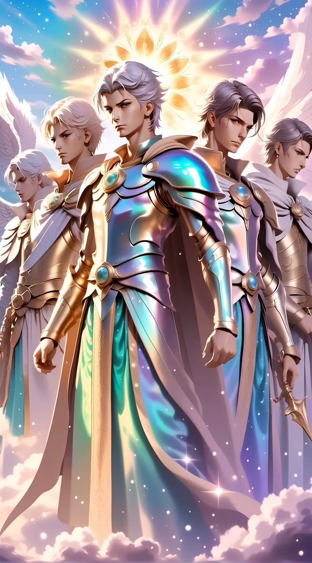 ai character: Archangels lemeny~ background
