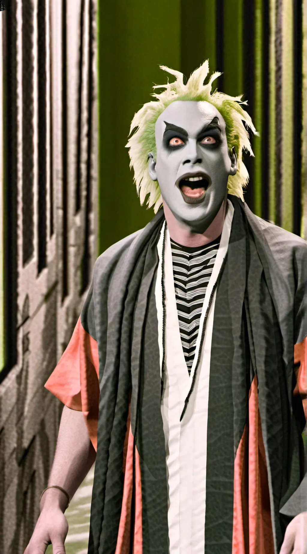 ai character: Beetlejuice background
