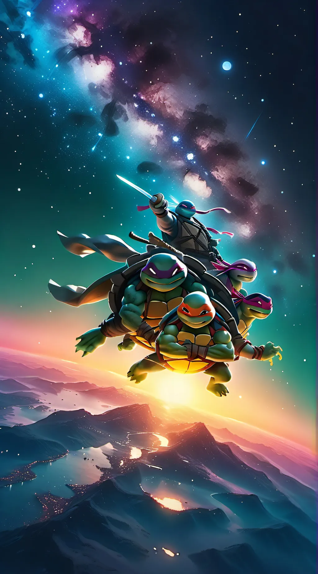 ai character: tmnt background