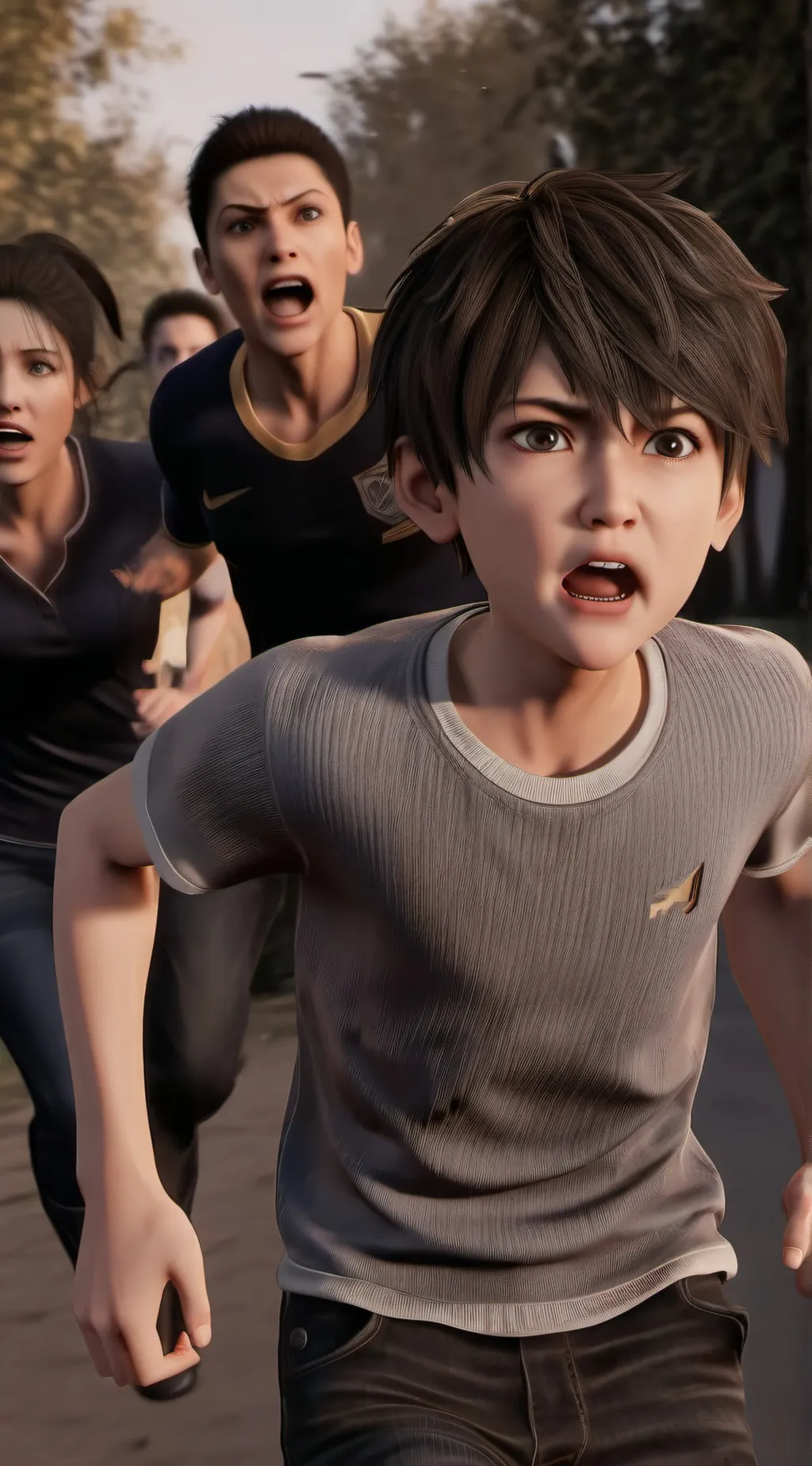 ai character: Boy background