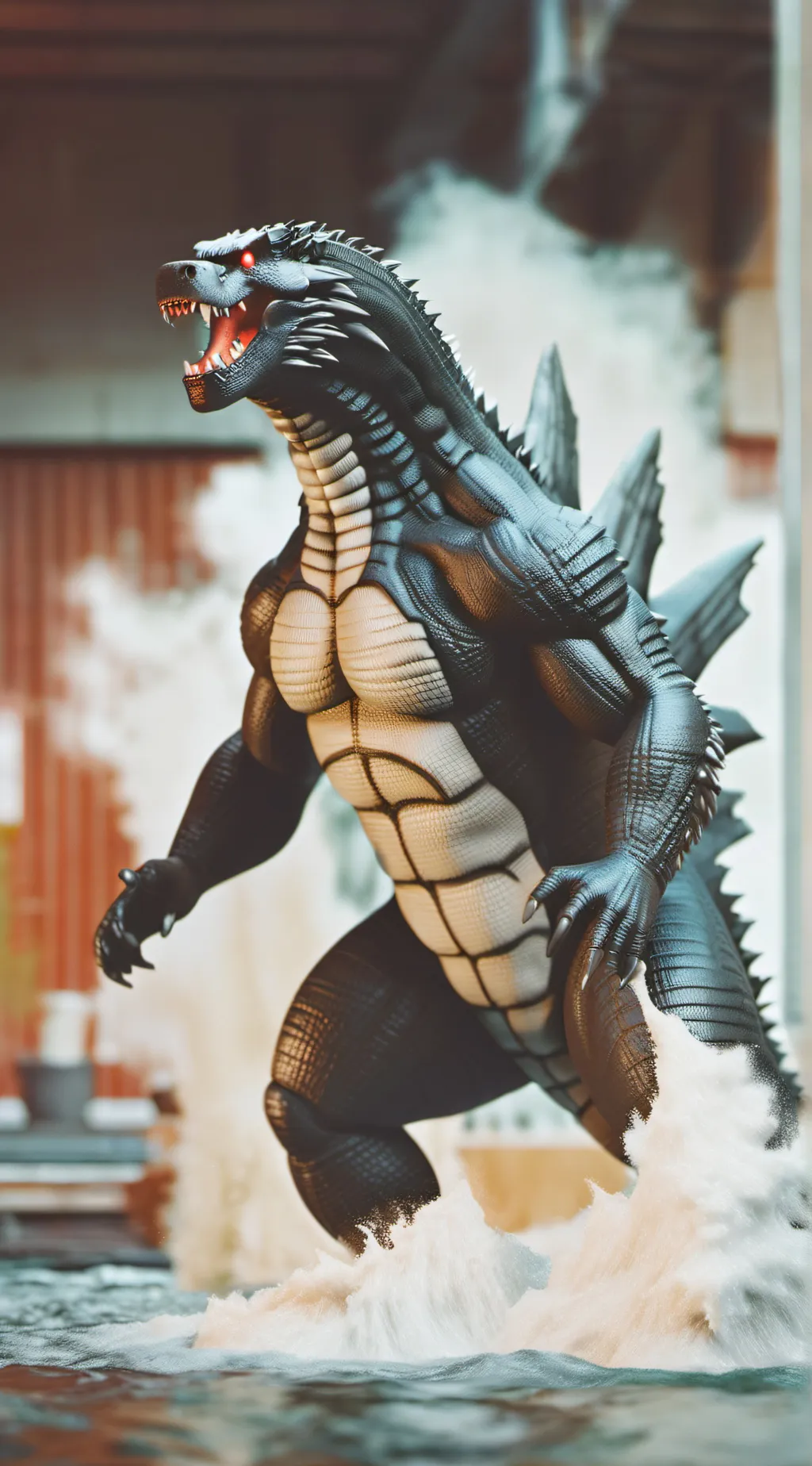 ai character: Godzilla's brother background