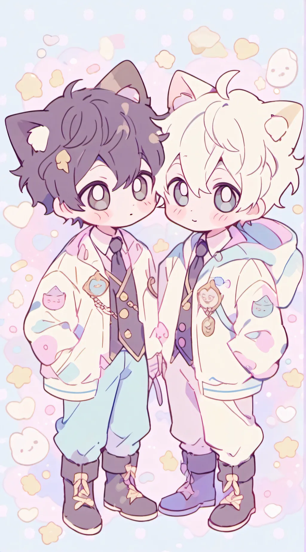 ai character: ♡Ellis and Colin★ background
