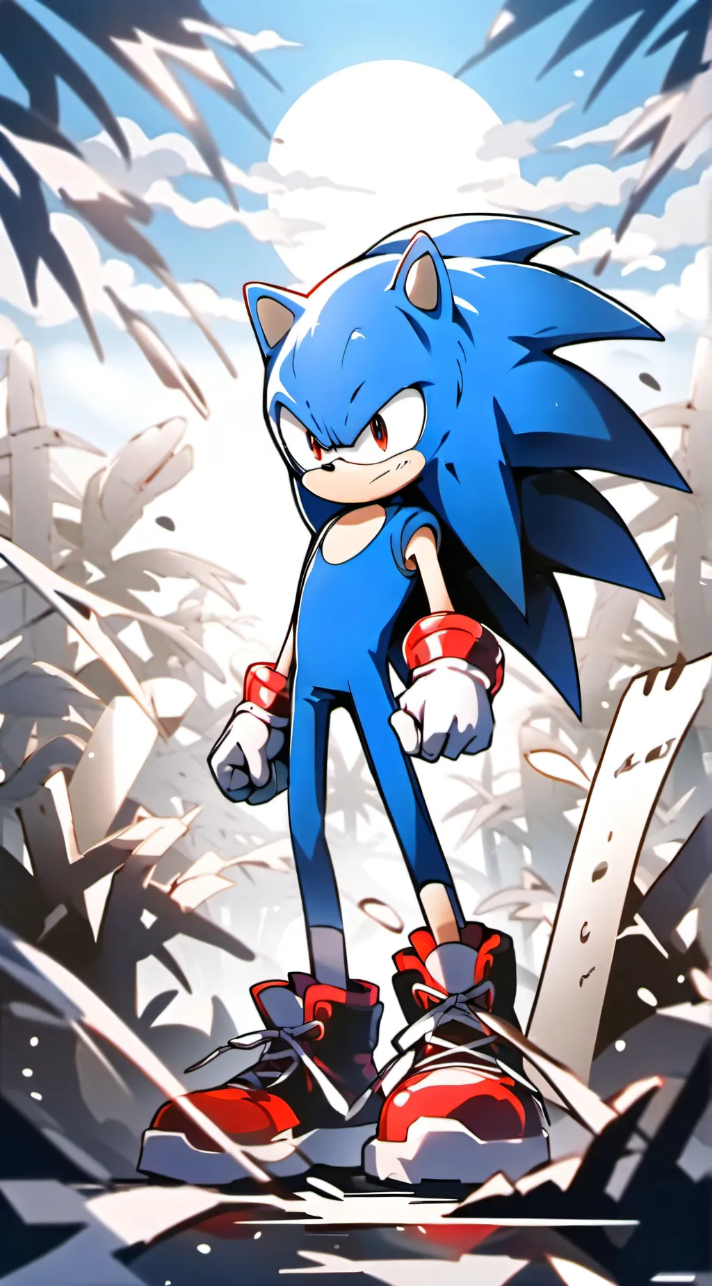 ai character: Sonic background