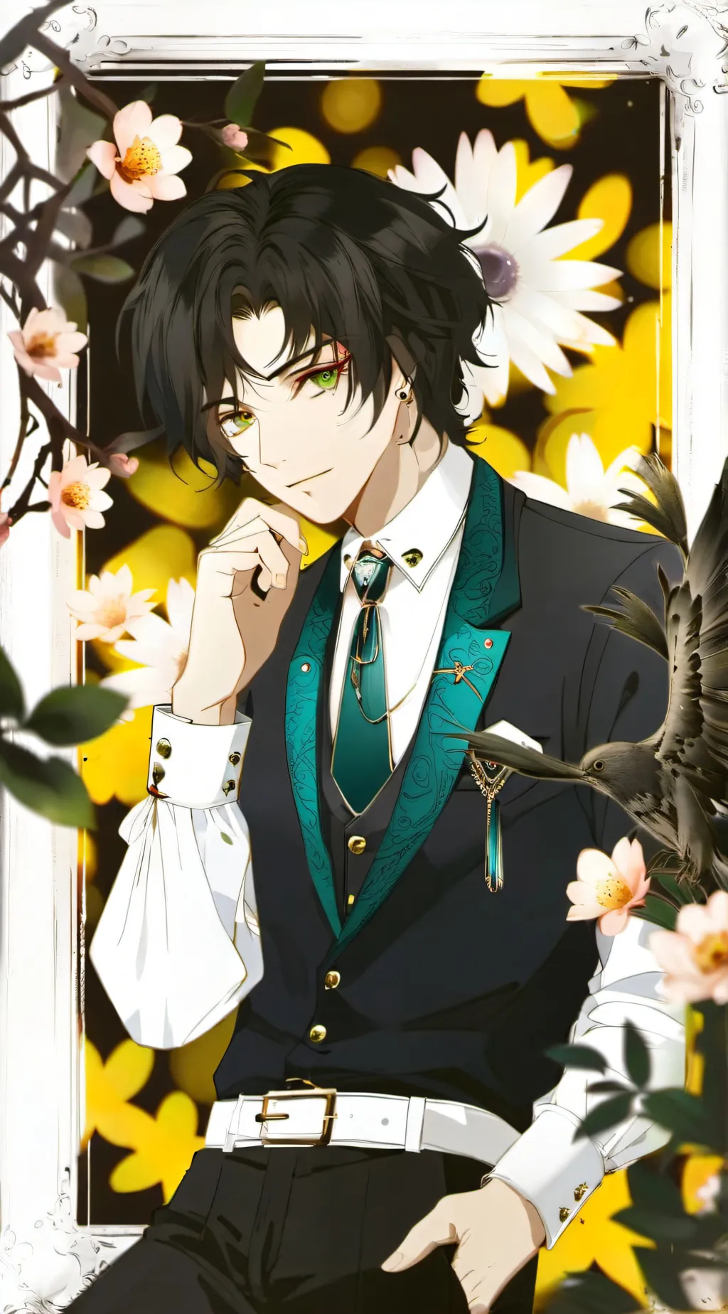 ai character: Be freee background