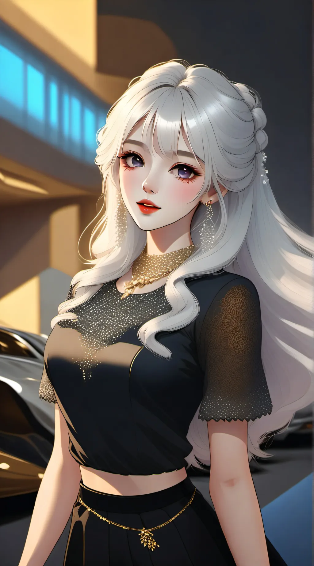 ai character: Luxu/Luxury background