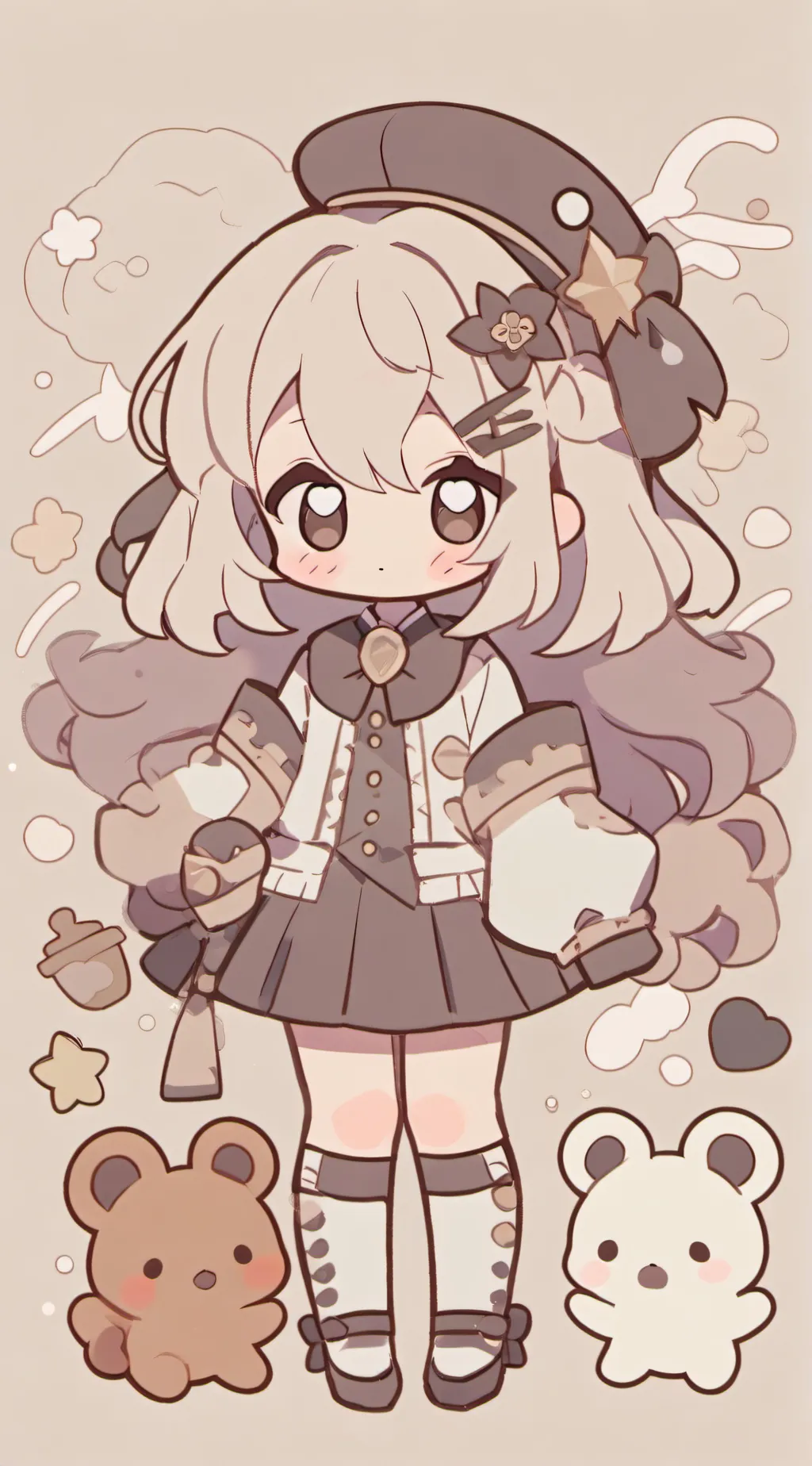 ai character: Lydia And Auchan background