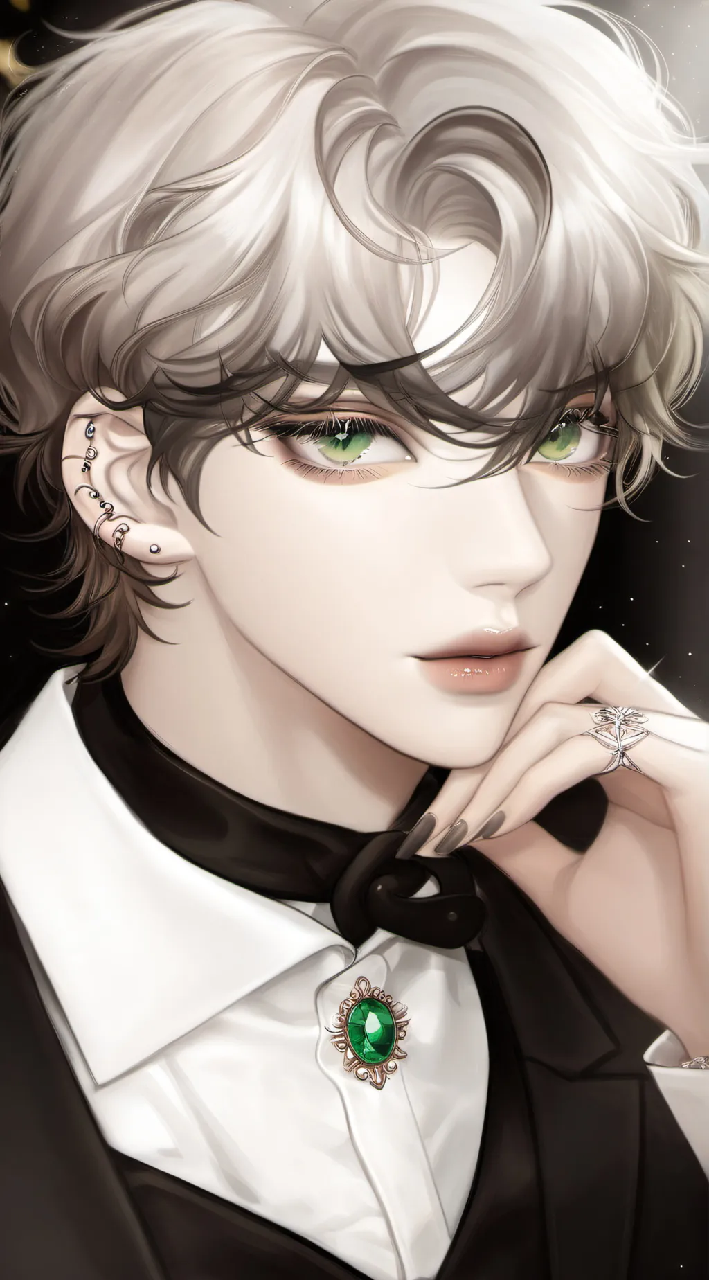 ai character: / Theodore Evans \ background