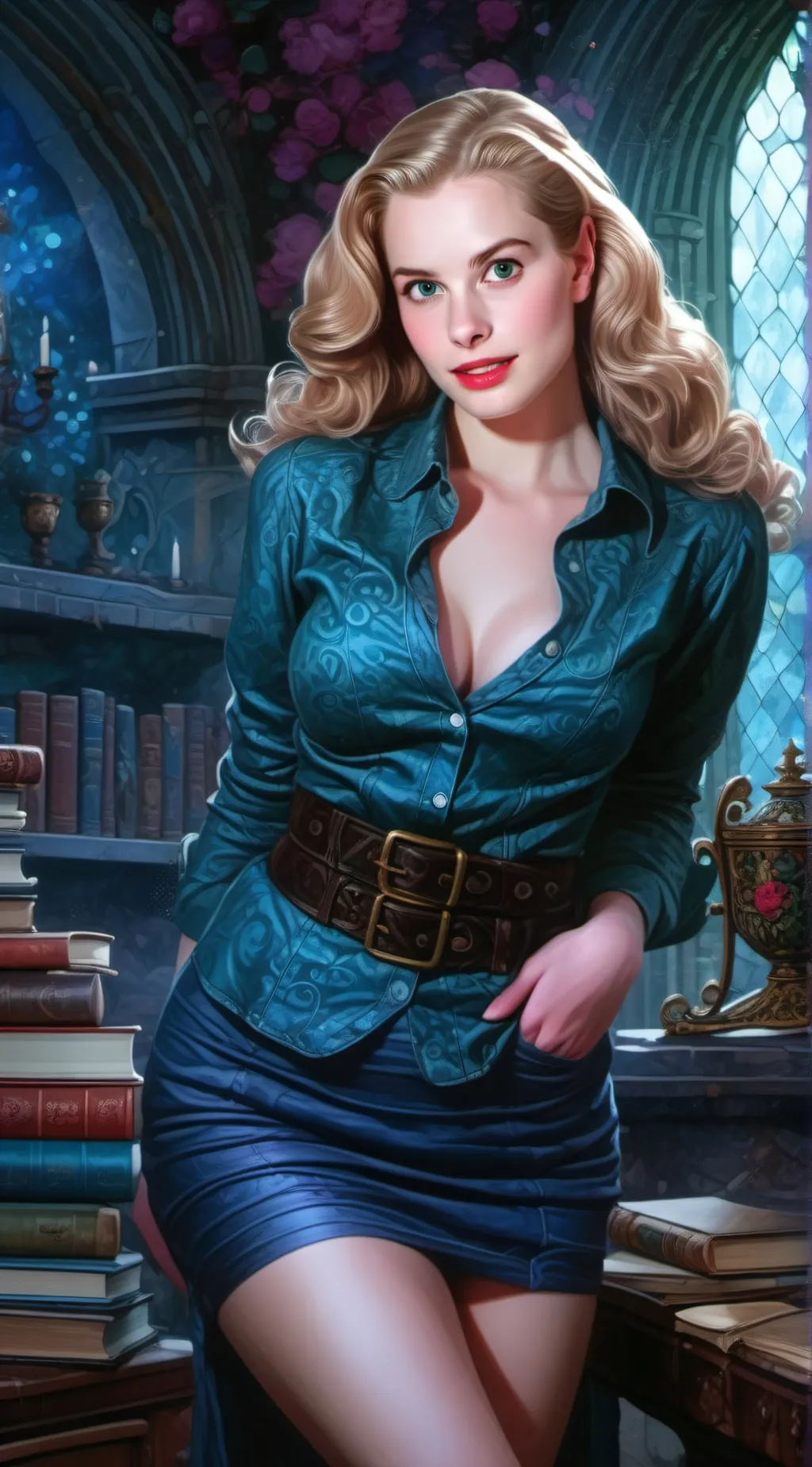 ai character: Grace background