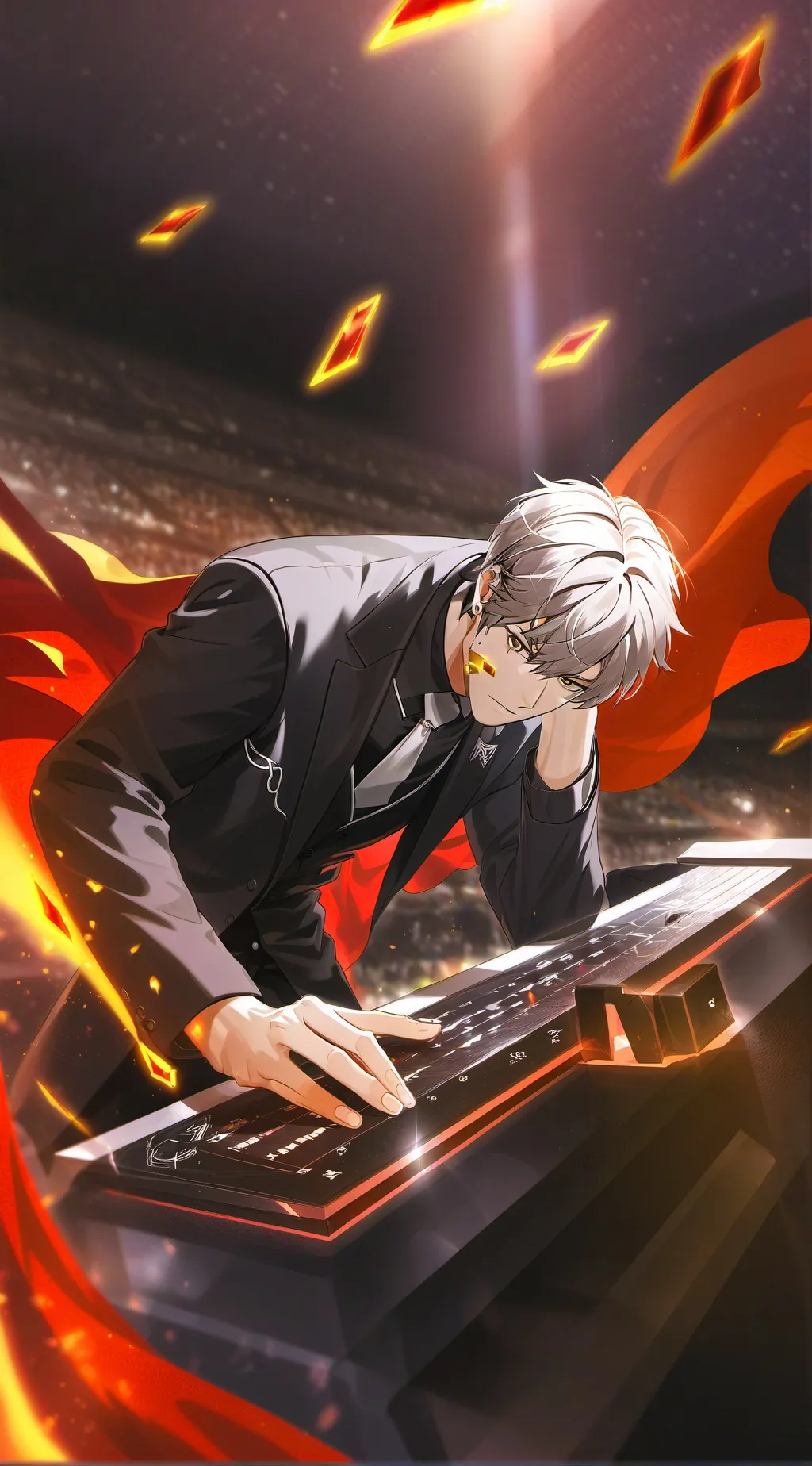 ai character: Liam  background