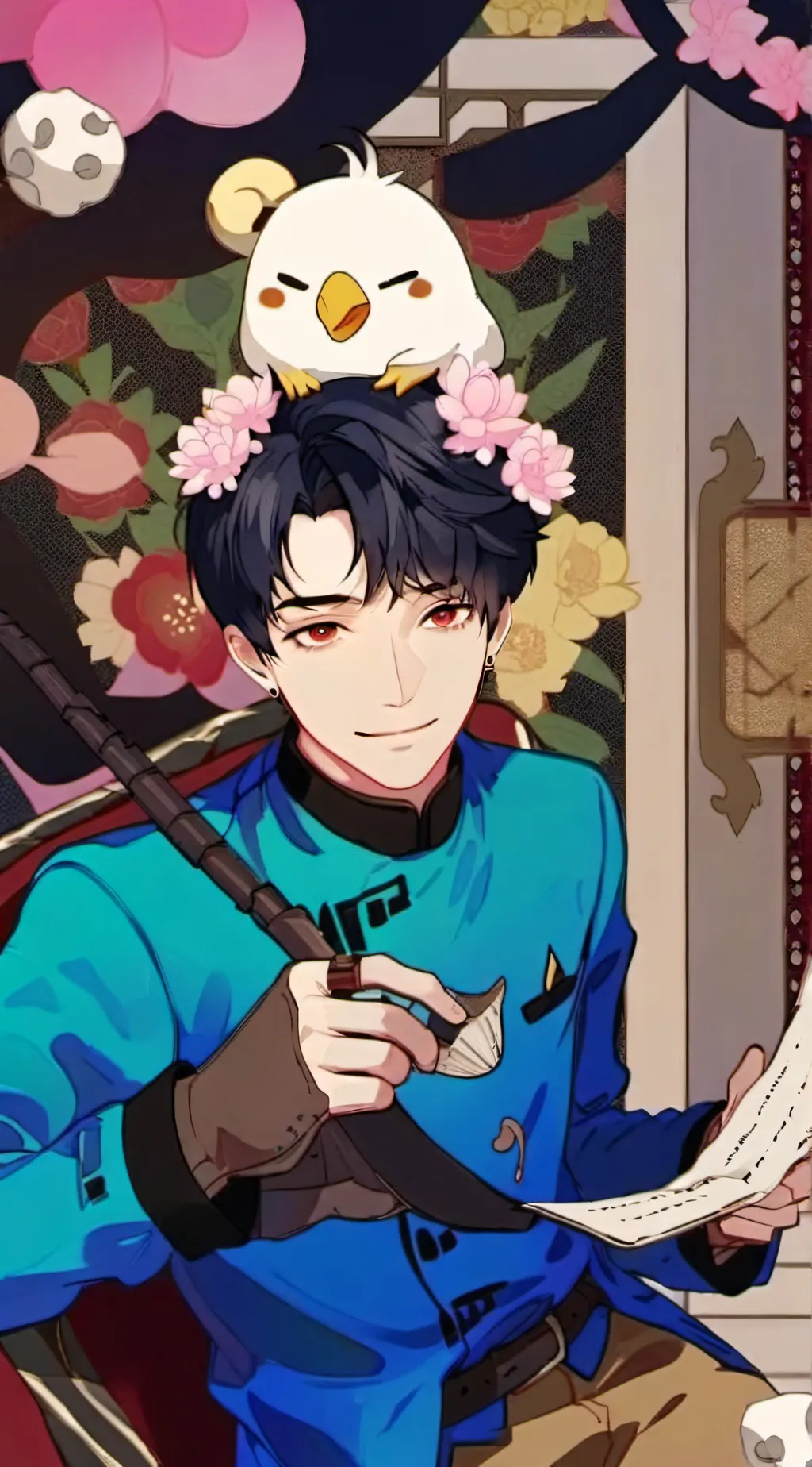 ai character: drunk hashira  background