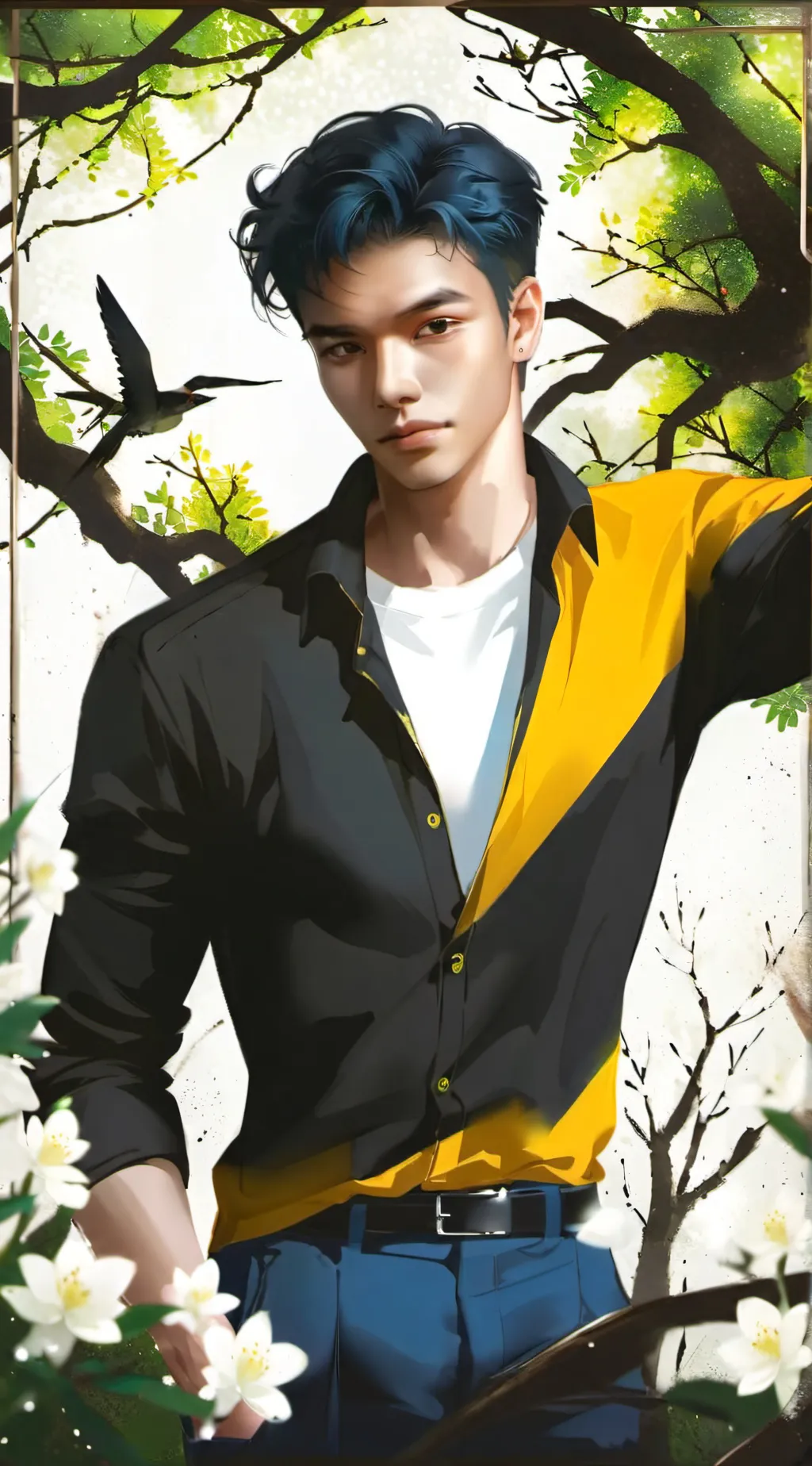 ai character: Aaron background
