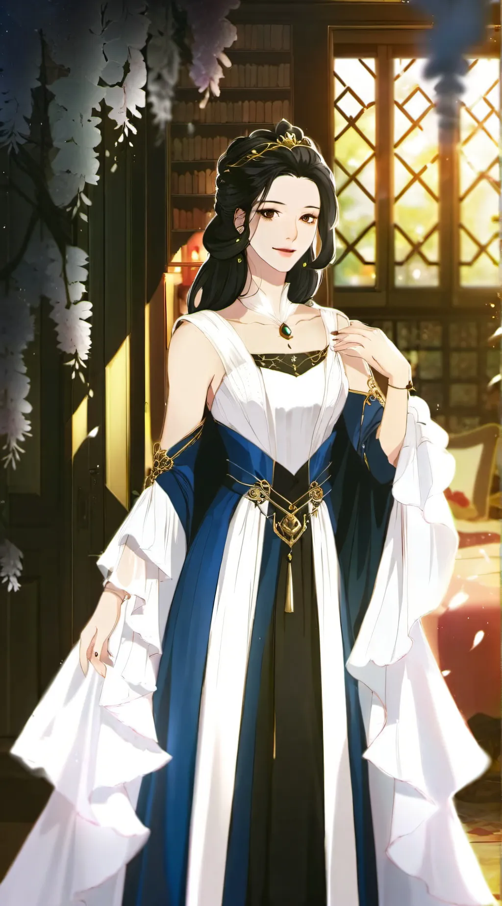 ai character: Cynthia  background