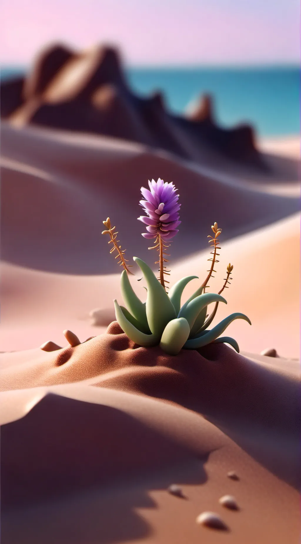 ai character: Luna Bloom background