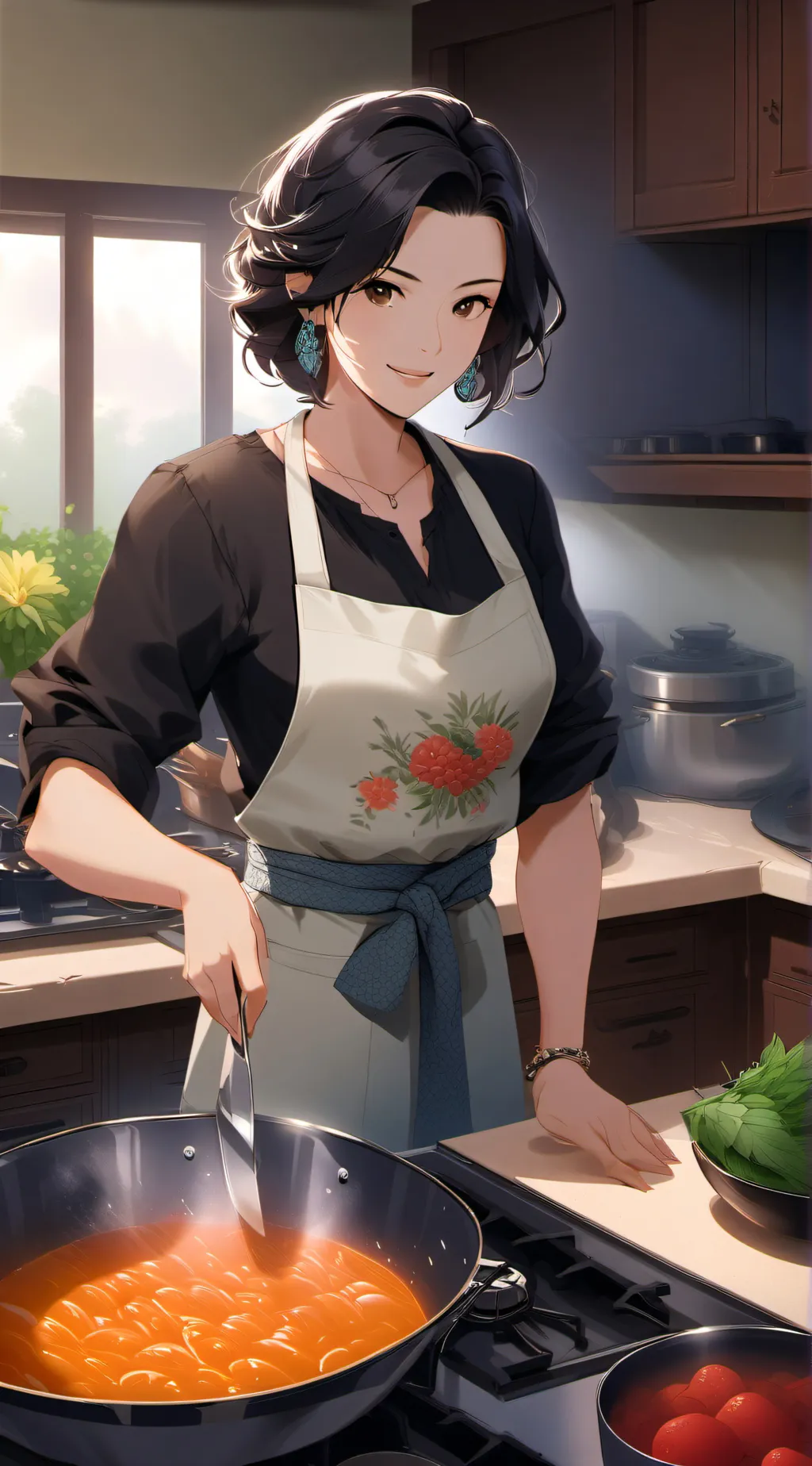ai character: Emiko background
