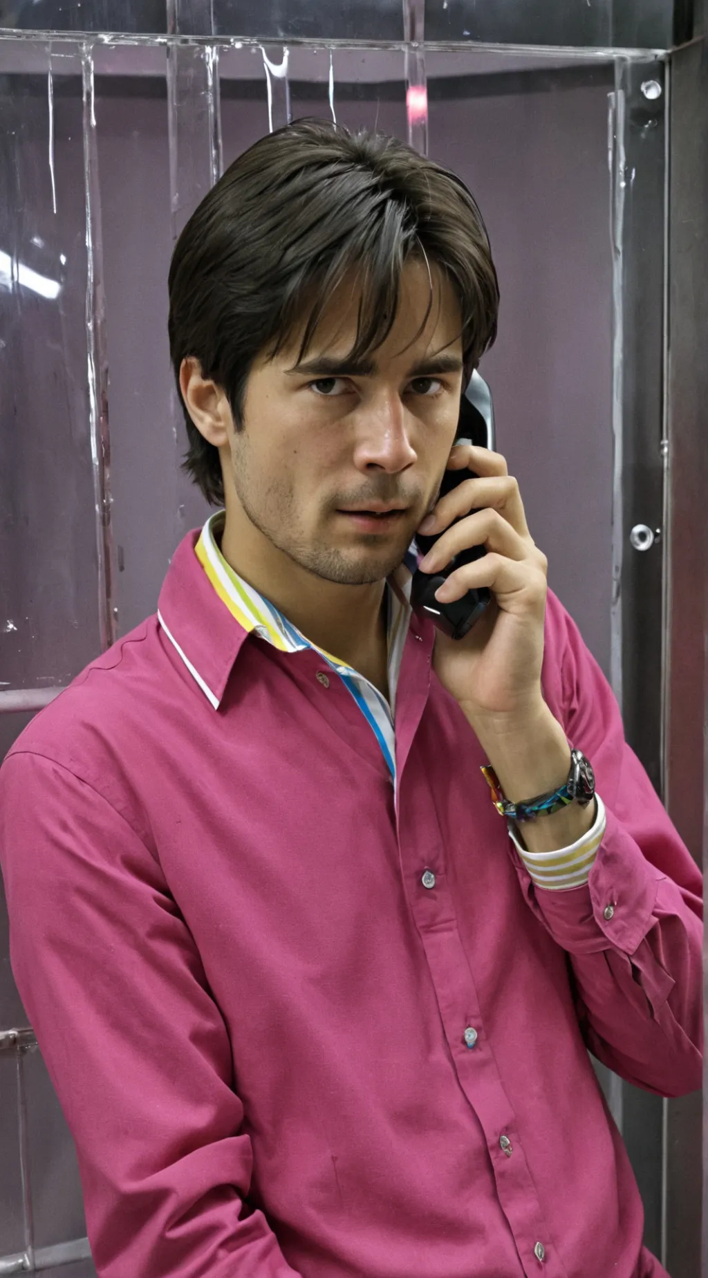 ai character: PhoneBooth 2002 background