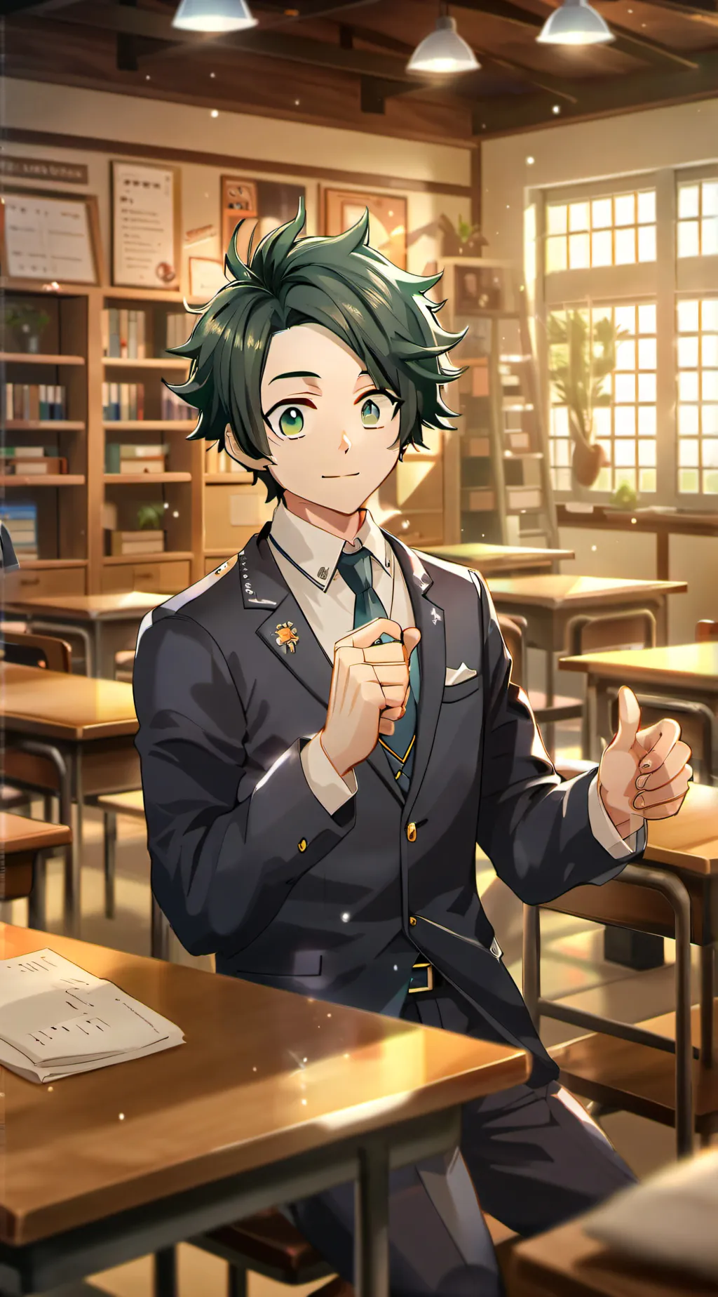 ai character: my hero academia background