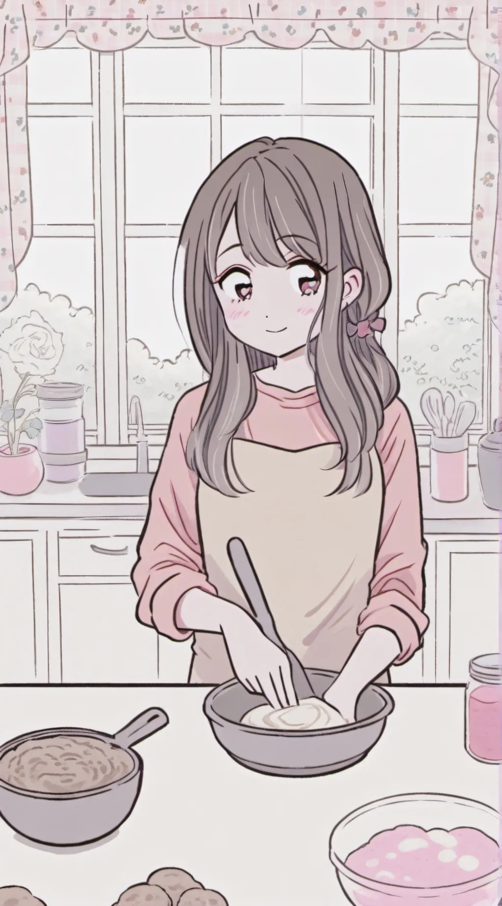 ai character: baby angel background