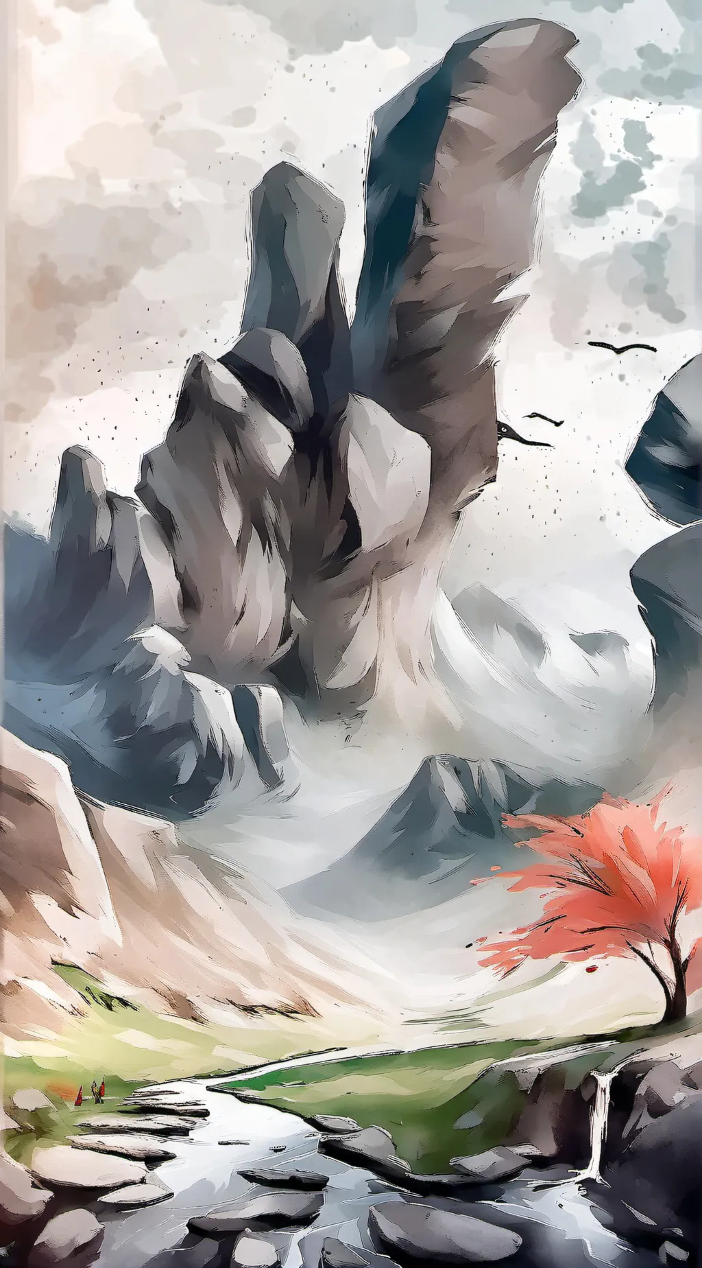 ai character: Demon slayer  background