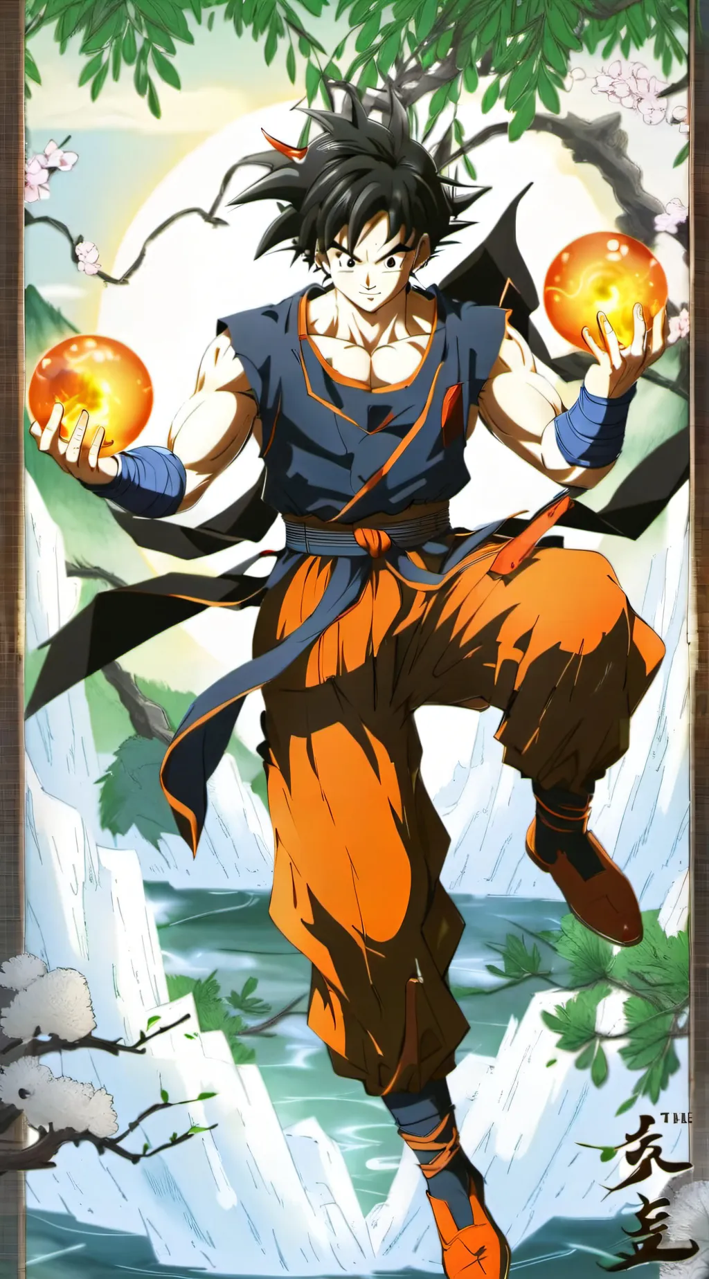 ai character: Goku background