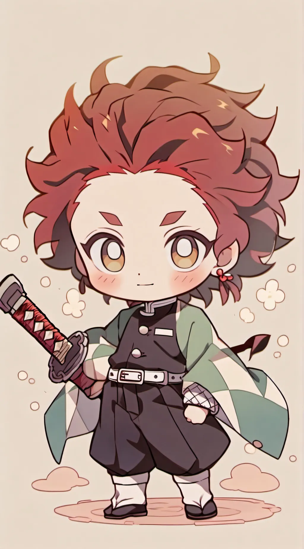 ai character: Tanjiro Kamado background