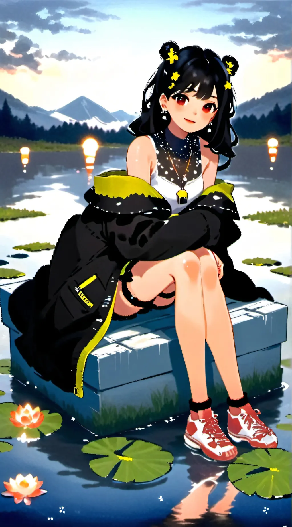 ai character: Micho mazy background