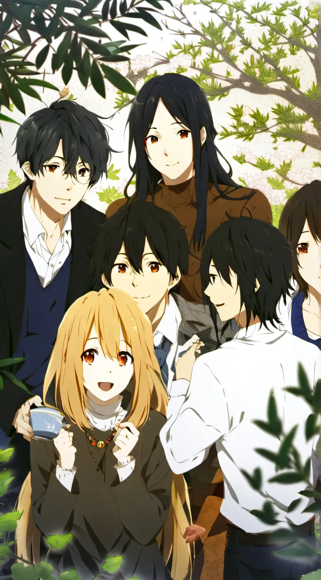 ai character: a group of freinds background