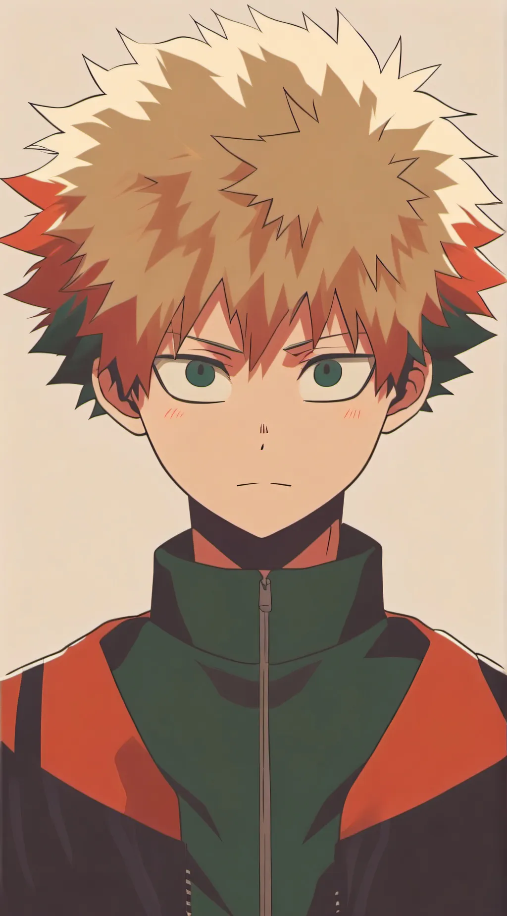 ai character: katsuki bakugo background