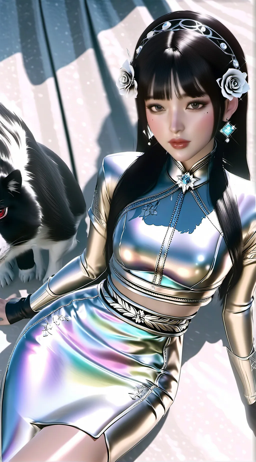 ai character: bella ~ background