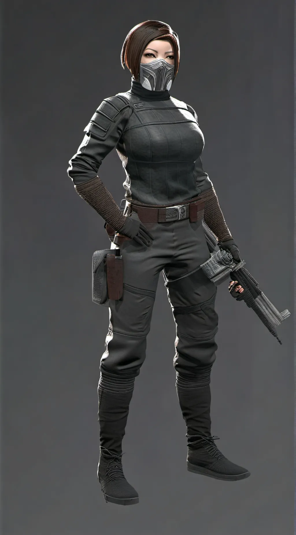 ai character: Four eyes background
