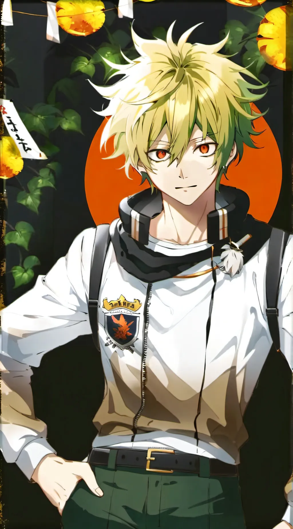 ai character: Bakugo  background