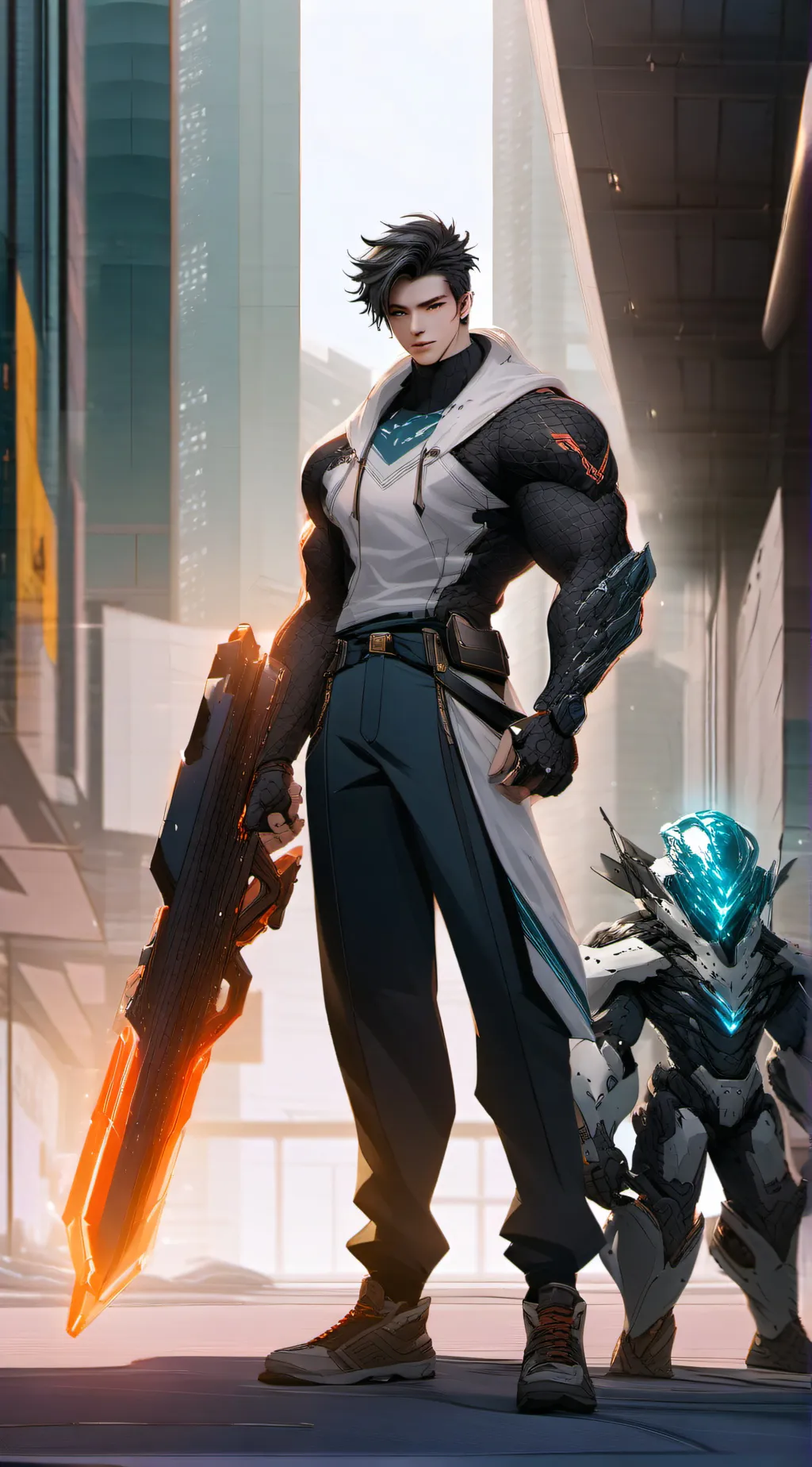 ai character: Jaxson overkill background