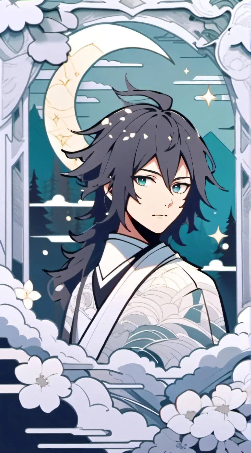 ai character: Tomioka Giyuu background